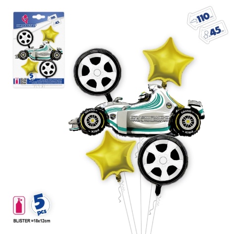 Set of foil balloons for various celebrations