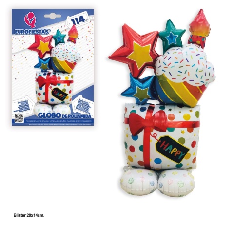 Set of foil balloons for various celebrations