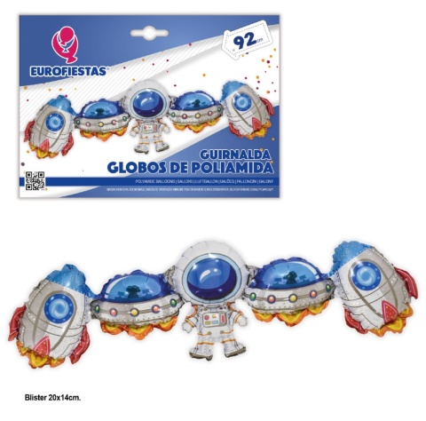 Set of foil balloons for various celebrations