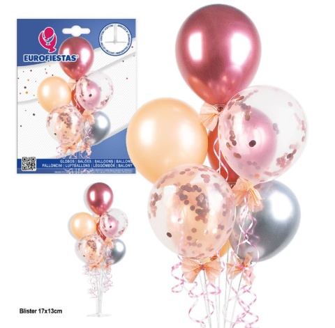 Set of foil balloons for various celebrations