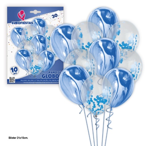 Set of foil balloons for various celebrations