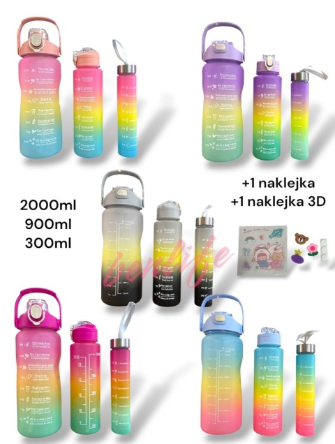 Bidony, butelki na wodę