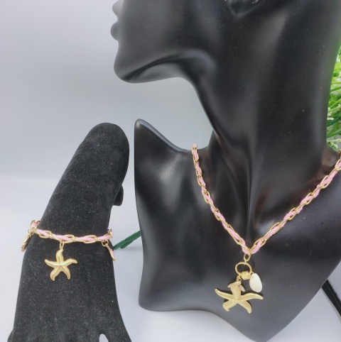 Komplety: naszyjnik, bransoletki