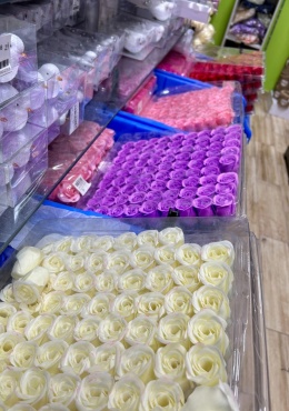 Soap flowers