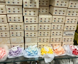 Soap flowers