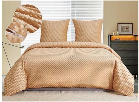 3D bubble microfiber bedding160x200 cm / 200x220 cm