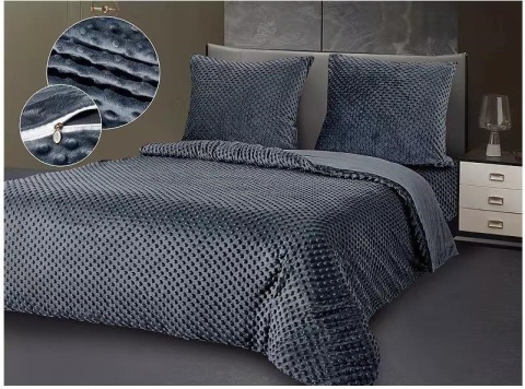 3D bubble microfiber bedding160x200 cm / 200x220 cm