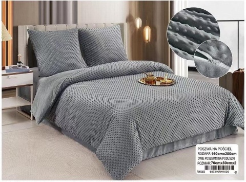 3D bubble microfiber bedding160x200 cm / 200x220 cm