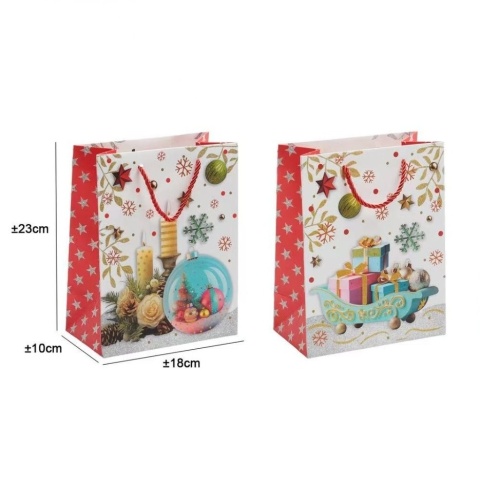 Torebki Papierowe Świąteczne