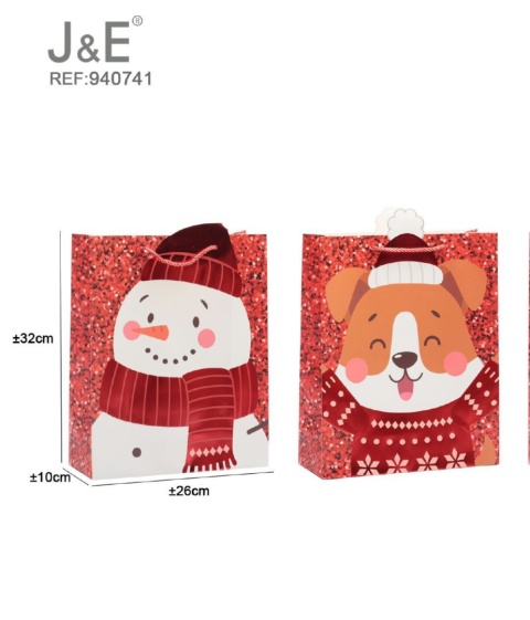 Torebki Papierowe Świąteczne