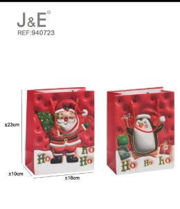 Torebki Papierowe Świąteczne