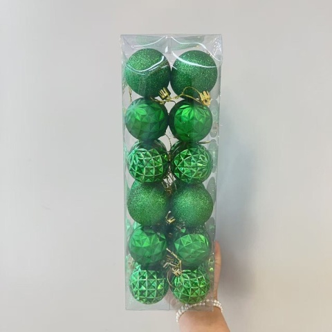 Set of ornaments, Christmas tree baubles