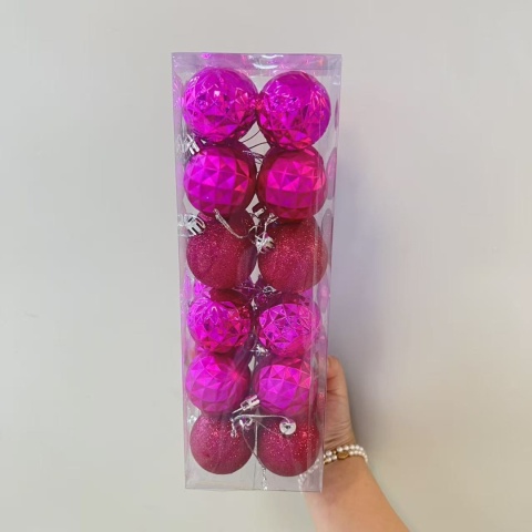 Set of ornaments, Christmas tree baubles