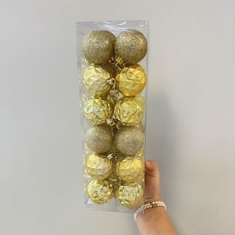 Set of ornaments, Christmas tree baubles