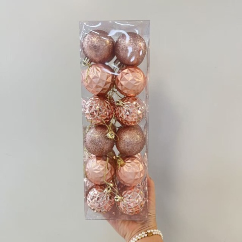 Set of ornaments, Christmas tree baubles