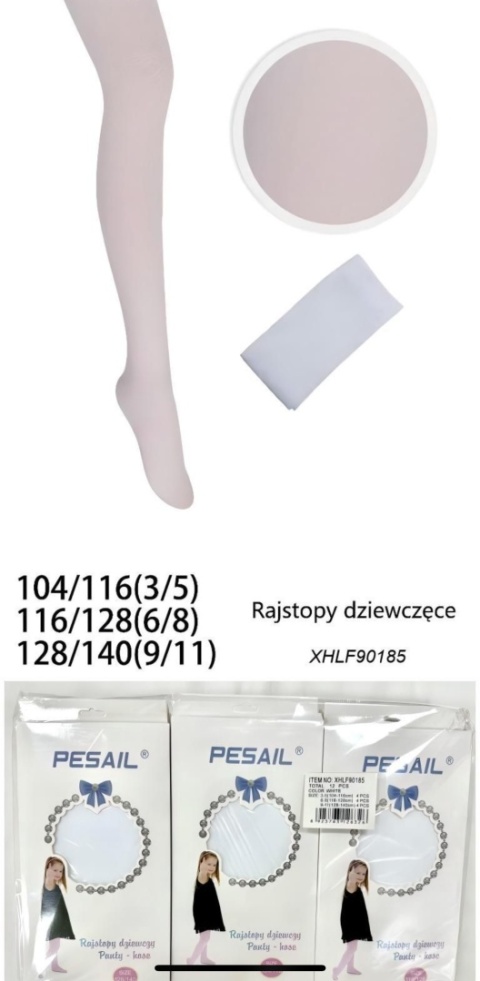 Rajstopy dziewczęce