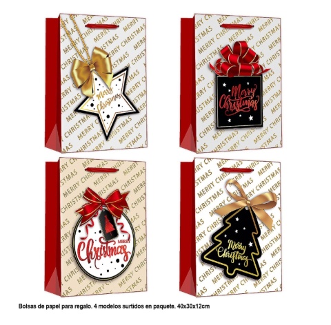 Torebki Papierowe Świąteczne