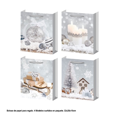 Torebki Papierowe Świąteczne