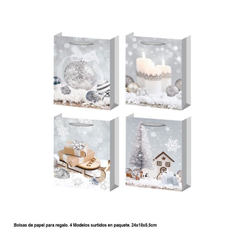 Torebki Papierowe Świąteczne