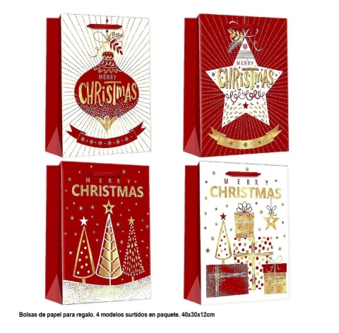 Torebki Papierowe Świąteczne