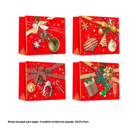 Torebki Papierowe Świąteczne