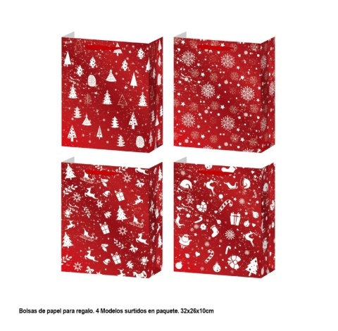 Torebki Papierowe Świąteczne