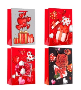 Torebki walentynkowe na prezent