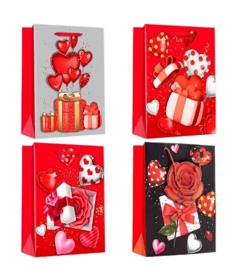 Torebki walentynkowe na prezent