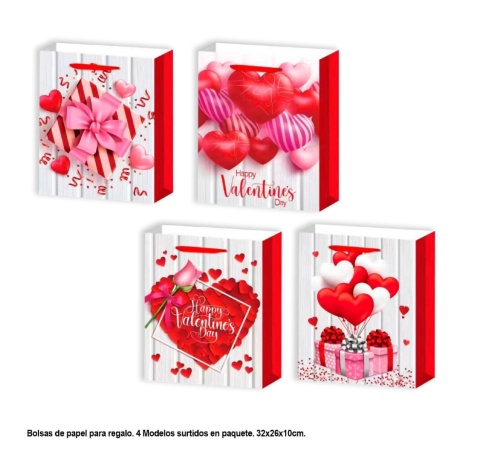 Torebki walentynkowe na prezent