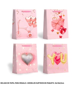 Torebki walentynkowe na prezent