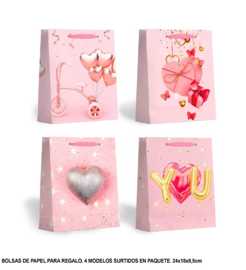 Torebki walentynkowe na prezent