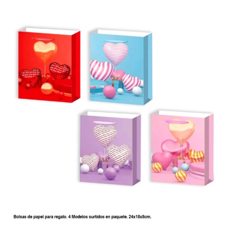 Torebki walentynkowe na prezent