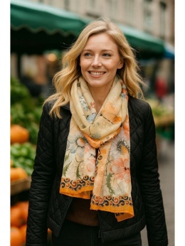 Szalik damski cienki