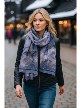 Szalik damski cienki