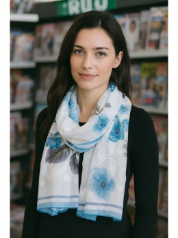 Szalik damski cienki