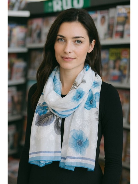 Szalik damski cienki