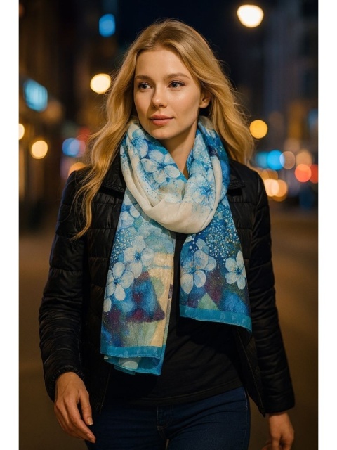 Szalik damski cienki