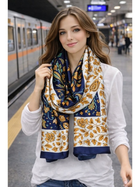 Szalik damski cienki