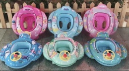 Inflatable swimming ring