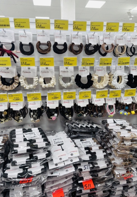 Gumki do włosów i scrunchies