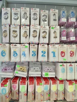 Birthday candles, cake candles