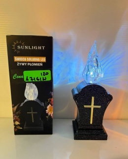 Lampiony LED z motywem krzyża
