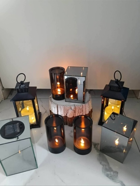 Lampiony dekoracyjne LED