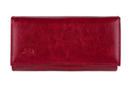 Duży portfel damski bordowy model: 04 Elkor