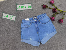 Krótkie jeansowe spodenki damskie marki REDSEVENTY model: J1183-16