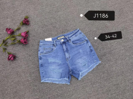 Krótkie jeansowe spodenki damskie marki REDSEVENTY model: J1186