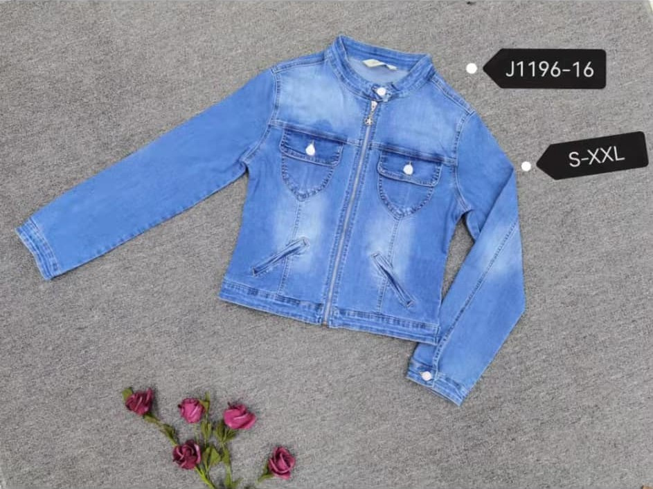 Kurtka, katana jeansowa damska marki REDSEVENTY model: J1196-16