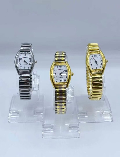 Elegancki zegarek damski na metalowej, elastycznej bransolecie model: S-14