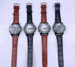Luksusowy zegarek męski - skórzany pasek model: 2310