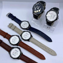 Luksusowy zegarek męski - skórzany pasek model: 5781